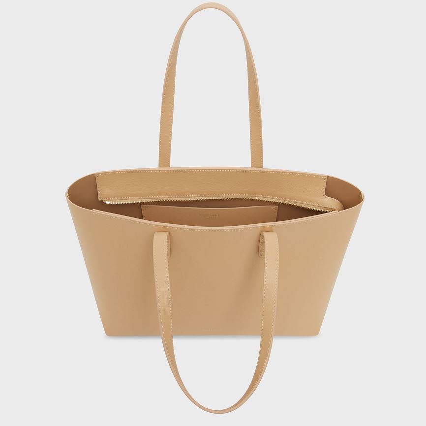 Women's Mansur Gavriel Small Zip Tote Bags Light Brown | AU 5M90RG